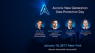 Acronis New Generation Data Protection Day [upl. by Wakeen]