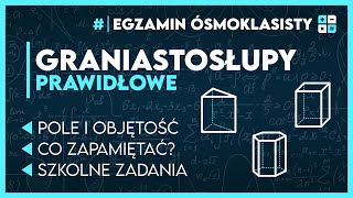 DLACZEGO NIE OGARNIASZ GRANIASTOSŁUPÓW 📐 Zrozum to raz na zawsze ✅️  Egzamin Ósmoklasisty 2025 [upl. by Ahsinyar]