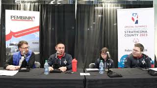 2023 Special Olympics Alberta Winter Games ambassador press conference [upl. by Llenor]