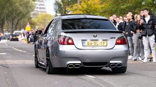 BMW M5 E60 with Eisenmann Exhaust  LOUD V10 Sounds [upl. by Enidualc]