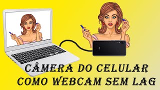 COMO USAR O SMARTPHONE COMO WEBCAM SEM LAG [upl. by Enhpad]