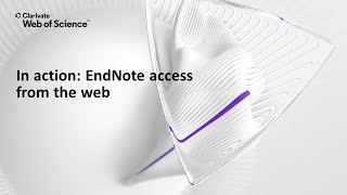 In action EndNote access from the web [upl. by Llenrod]