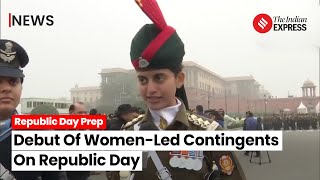 Republic Day 2024 Capt Sharanya Rao Leads Historic TriServices Contingent Celebrating Nari Shakti [upl. by Atnom621]