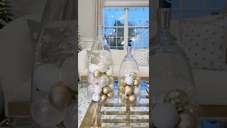 Cloche styling for the holidays christmas holidaydecor merrychristmas diy christmasdecor home [upl. by Ibby]