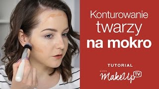 Konturowanie twarzy na mokro – to proste Milena [upl. by Aneeles]