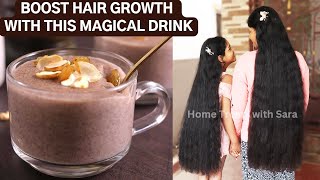 Boost your Hair Growth with this 1 Glass of Drink  How To Grow Long amp Thick Hair Naturally [upl. by Kinch]