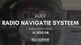 Audi A1 2020 GB radio en navigatie systeem korte uitleg basics  Autoparnl [upl. by Shepp]