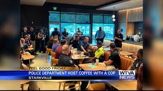 Starkville Police hosted Coffee with a Cop event [upl. by Westerfield]