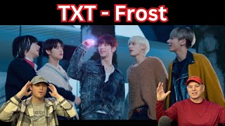 Two ROCK Fans REACT to TXT Frost [upl. by Lebasiairam]