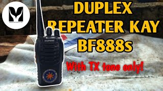 PAANO BA iPROGRAM KAY BAOFENG BF888S AND DUPLEX REPEATER [upl. by Esmerolda889]