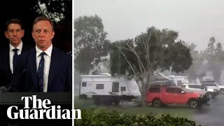 Cyclone Jasper winds batter far north Queensland as tropical cyclone approaches [upl. by Nosmirc]