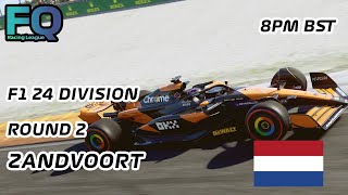 FQ Racing League  F1 24  Season 3 Round 2  Zandvoort [upl. by Mame281]