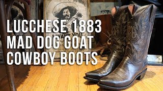 Lucchese 1883 Mad Dog Goat Cowboy Boots [upl. by Trofmoc652]