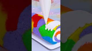 Short Decorate Colorful Sponge Cakes [upl. by Tuorah]