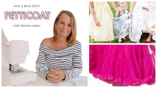 Making A Cheap Quick and Easy Victorian Petticoat [upl. by Osborn]