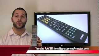 YAMAHA RAV311 Remote Control PN WJ409300  ReplacementRemotescom [upl. by Denae]