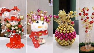 DIY Vase Decoration Ideas For a Christmas Centerpiece Beautiful Ideas [upl. by Sanfourd]