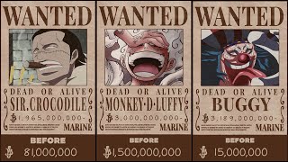 New One Piece Wanted Posters After Wanno Arc Official [upl. by Ayila706]