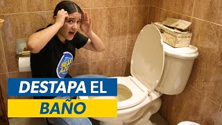 Cómo DESTAPAR un BAÑO muy TAPADO 🚽😬 [upl. by Barris]