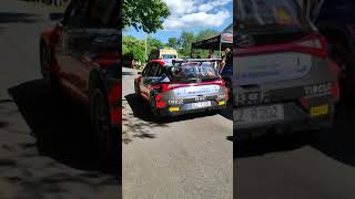 rally alpi orientali 2021 new Hyundai i20 rally 2 start 🔥 [upl. by Settle]