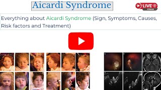 Aicardi Syndrome Sign Symptoms Causes Risk factors and Treatment [upl. by Stew570]