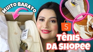 É DE QUALIDADE TÊNIS baratos da SHOPEE [upl. by Harilda66]