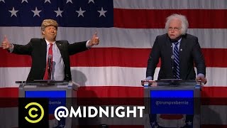 Trump vs Bernie in the First Ever midnight Presidential Debate [upl. by Neeneg]