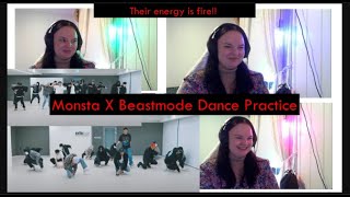 MONSTA X 몬스타엑스 BEASTMODE  Dance Practice Reaction [upl. by Eilssel151]