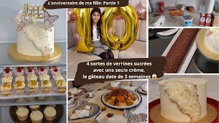 Je prépare lanniversaire de ma filleverrines différentes avec une seule crèmegâteau congelé 1 [upl. by Gnaoh]