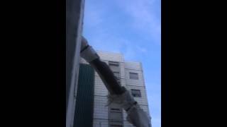 Rocket Fired From Gaza Hitting Ashdod Israel [upl. by Jobina]