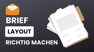 Brief schreiben am Computer Anleitung ohne Programme Layout amp Briefkopf erstellen [upl. by Libys]