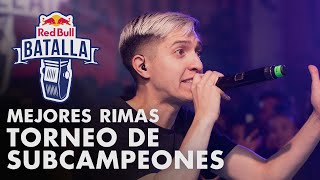 MEJORES RIMAS TORNEO DE SUBCAMPEONES 2022  Red Bull Batalla [upl. by Stanhope]