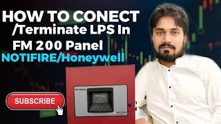 How to connect terminate LPS wire in Notifier fm 200 panel engineeringtherapy fire notifier [upl. by Eppilihp166]