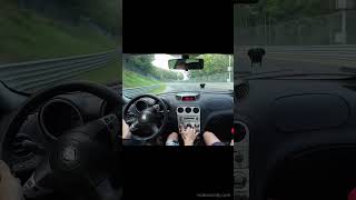 Aremberg to Adenauer Forst in Alfa 156 nurburgring [upl. by Elleinod253]