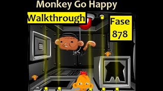 Walkthrough Monkey GO Happy Fase 878Monkey Heist highsecurity vault theme [upl. by Sweeney]