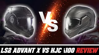 LS2 Advant X vs HJC i100 Helmet Review at SpeedAddictscom [upl. by Heath75]