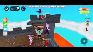 The floor is Lava game of Roblox [upl. by Des]