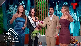 Sheynnis Palacios cuenta qué pasó tras ganar Miss Universo  En Casa Con Telemundo [upl. by Akihc]