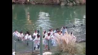 Baptism at Yardenit Baptismal Site אתר טבילה ירדנית [upl. by Primrose35]