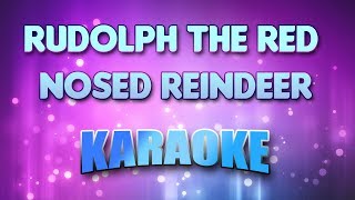 Rudolph The Red Nosed Reindeer Karaoke amp Lyrics [upl. by Euqinue824]