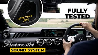 2022 Mercedes Benz CLA Burmester Sound System indepth review and test [upl. by Kelleher886]