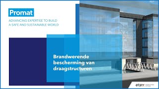 Brandwerende bescherming van draagstructuren in beton hout en staal [upl. by Schaffer399]