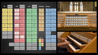 Tour of Stops  Billerbeck Dom St Ludgerus Hauptwerk Sampleset Fleiter  Demonstration HW5 [upl. by Tish]