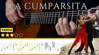 LA CUMPARSITA Tango 🎸 Gerardo Matos Rodríguez  Tutorial para Guitarra Clásica  TABS [upl. by Adnauqal223]