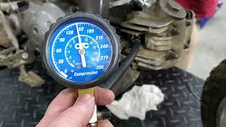 2015 Yamaha TTR50 Cylinder Compression Test [upl. by Yehs791]