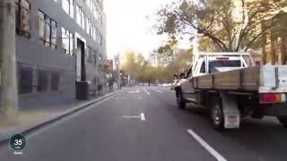 Road Raging tradie in Ute tries to run cyclist off the road Melbourne [upl. by Niatsirt238]