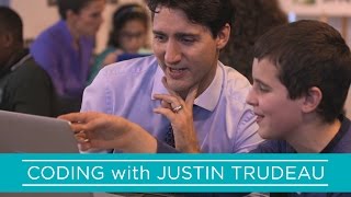 Hour of Code Kickoff with Justin Trudeau [upl. by Enyamrahc]