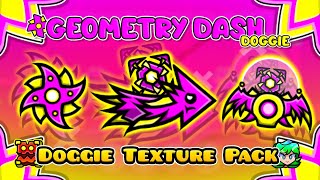 Doggie Texture Pack By Irving Soluble Icons By Daniel411Gd Geometry Dash 2213 [upl. by Dalohcin]