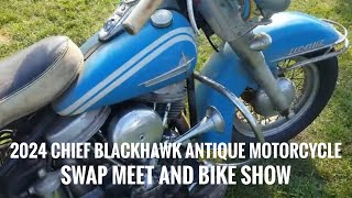 2024 Davenport Iowa Chief Blackhawk Antique Motorcycle Swap Meet [upl. by Asor]