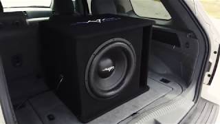 Skar Audio 1200 Watt SDR1X15D2 Single 15inch Loaded Subwoofer Enclosure Demo [upl. by Giess]